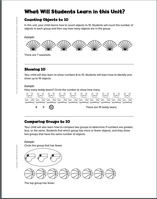 Unit 3 Reveal Math Family Letter